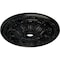 Ekena Millwork Flagstone Ceiling Medallion (Fits Canopies up to 3 7/8"), 30"OD x 3 7/8"ID x 3 1/4"P, Jet Black CM30FLBLF - alternate 3